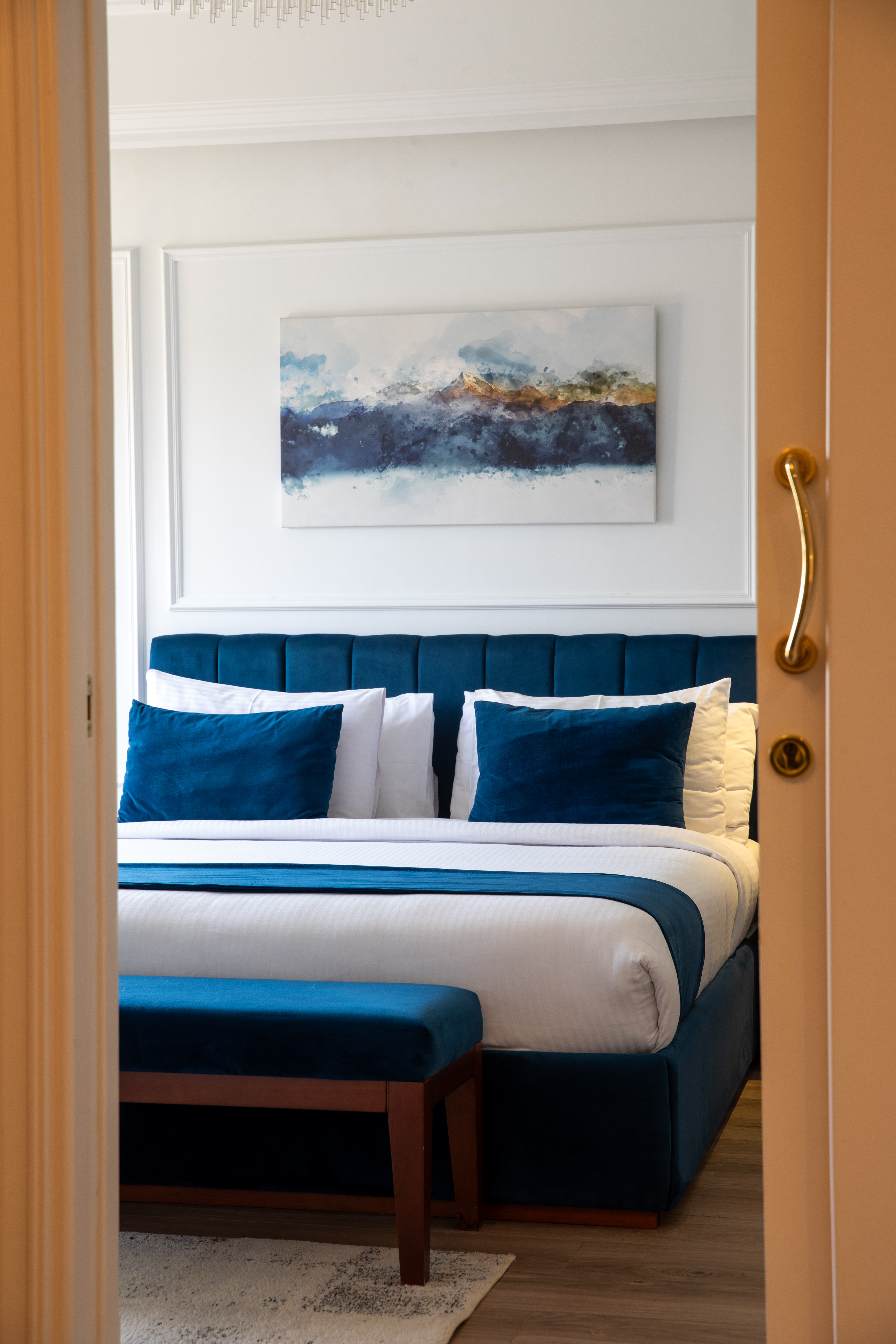 Luxury hotel suite photography