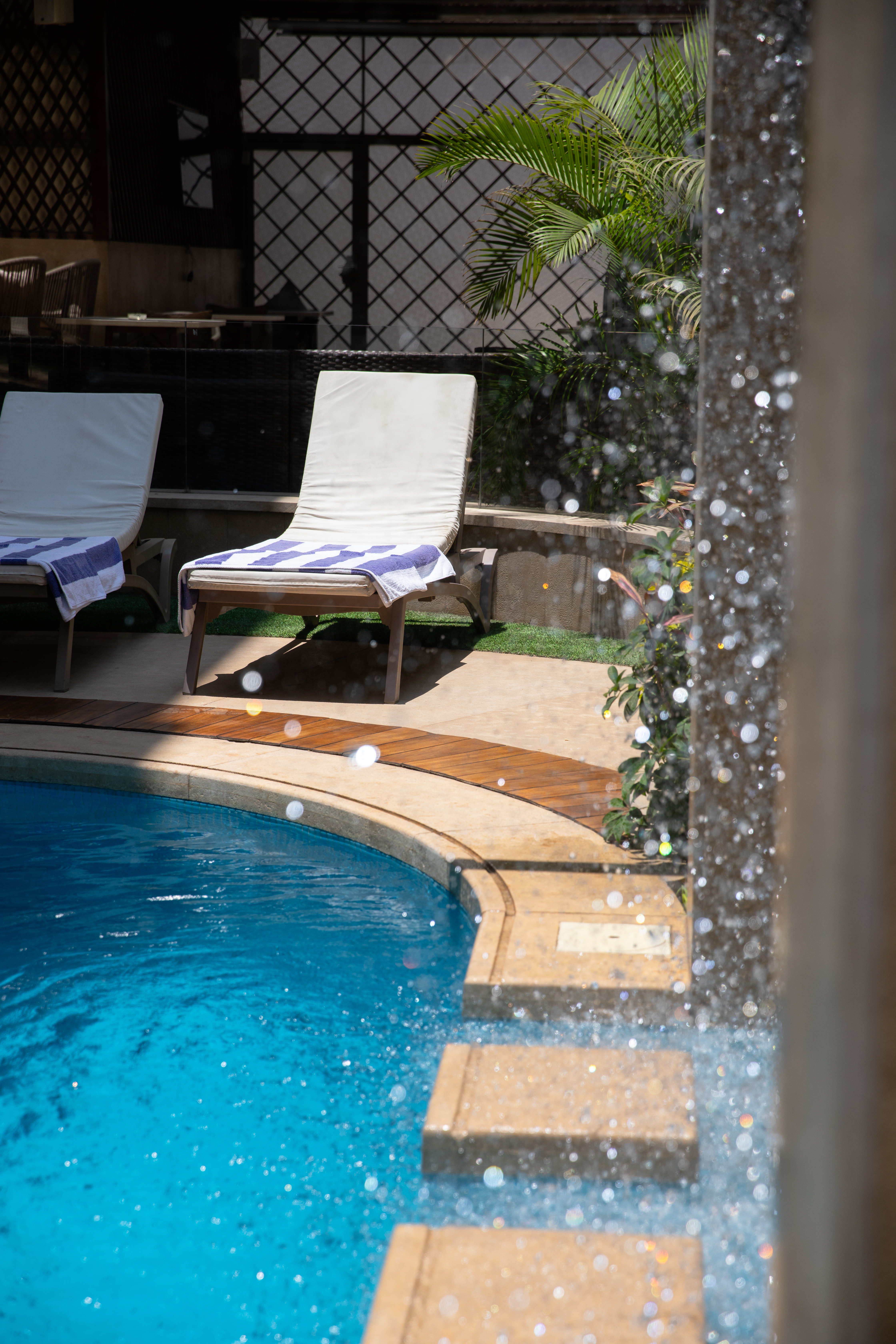 Resort architecture and pool photography
